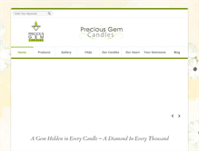 Tablet Screenshot of preciousgemcandles.net